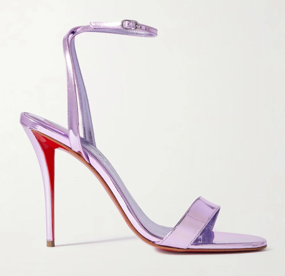 Christian Louboutin Miss Z Sandal 100 Rhapsody Ankle Strap Sandal Heel Pump 39.5